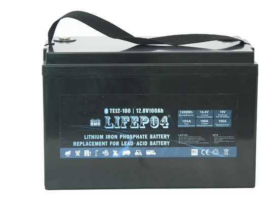 Φορητή μπαταρία λίθιου Lifepo4 ABS 12v 100ah για την εφεδρική δύναμη