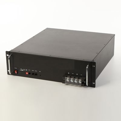 το ράφι μπαταριών 4800wh UPS ραφιών Lifepo4 κεντρικών υπολογιστών 48V 50AH τοποθετεί