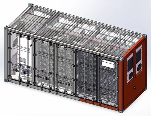 1.3 MWH BESS ενέργεια ESS λίθιου Lifepo4 συστημάτων ενεργειακής αποθήκευσης μπαταριών