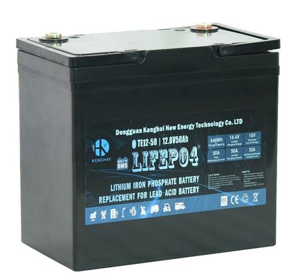 25.5kg Lifepo4 UPS μπαταρία τάση 12V μέγιστο ρεύμα φόρτισης 50A 500Ah