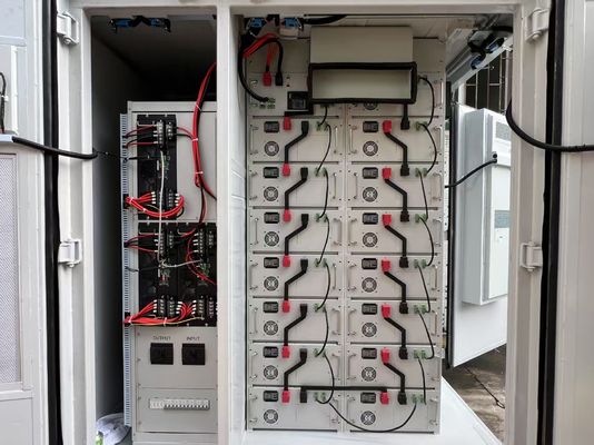 Συστήματα αποθήκευσης ενέργειας με μπαταρία BESS με ονομαστική ισχύ AC400V με υψηλή ανοχή θερμοκρασίας και τεχνολογία μπαταριών ιόντων λιθίου